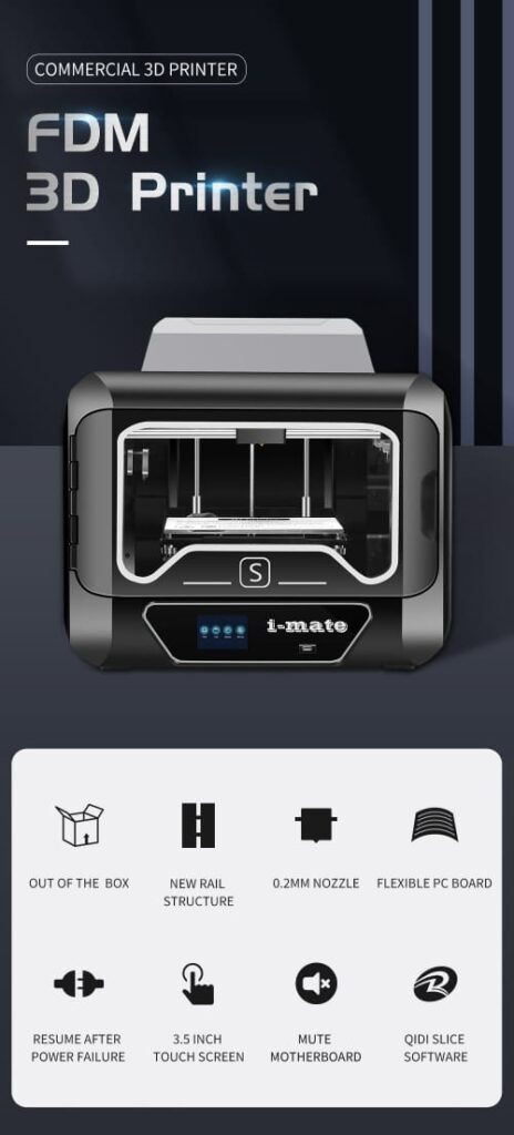 Imate S Commercial 3D Printer - WOL 3D - 3D Printers