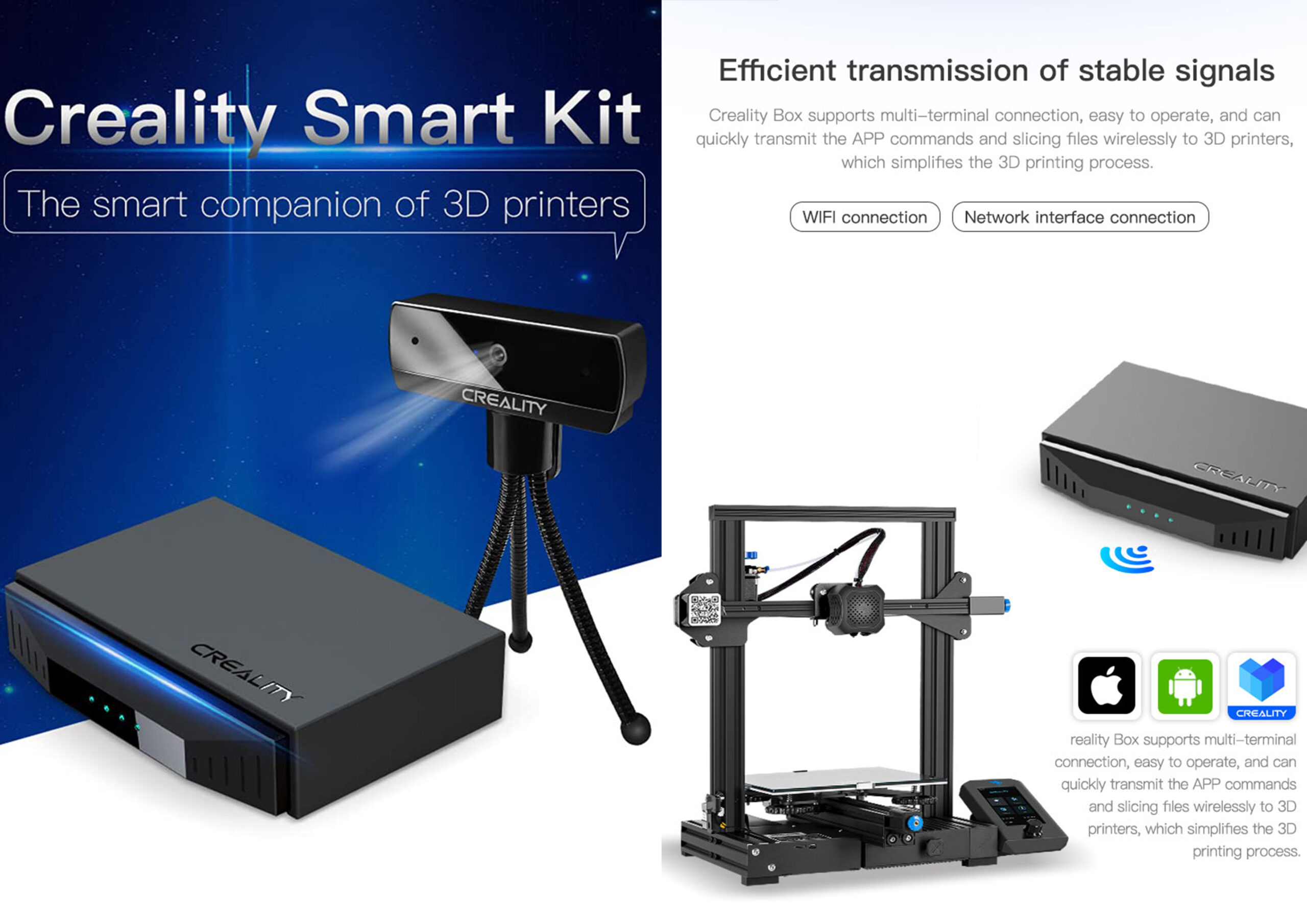 Machine Smartpro Creality Creality Smart Kit - WOL 3D - 3D Printers