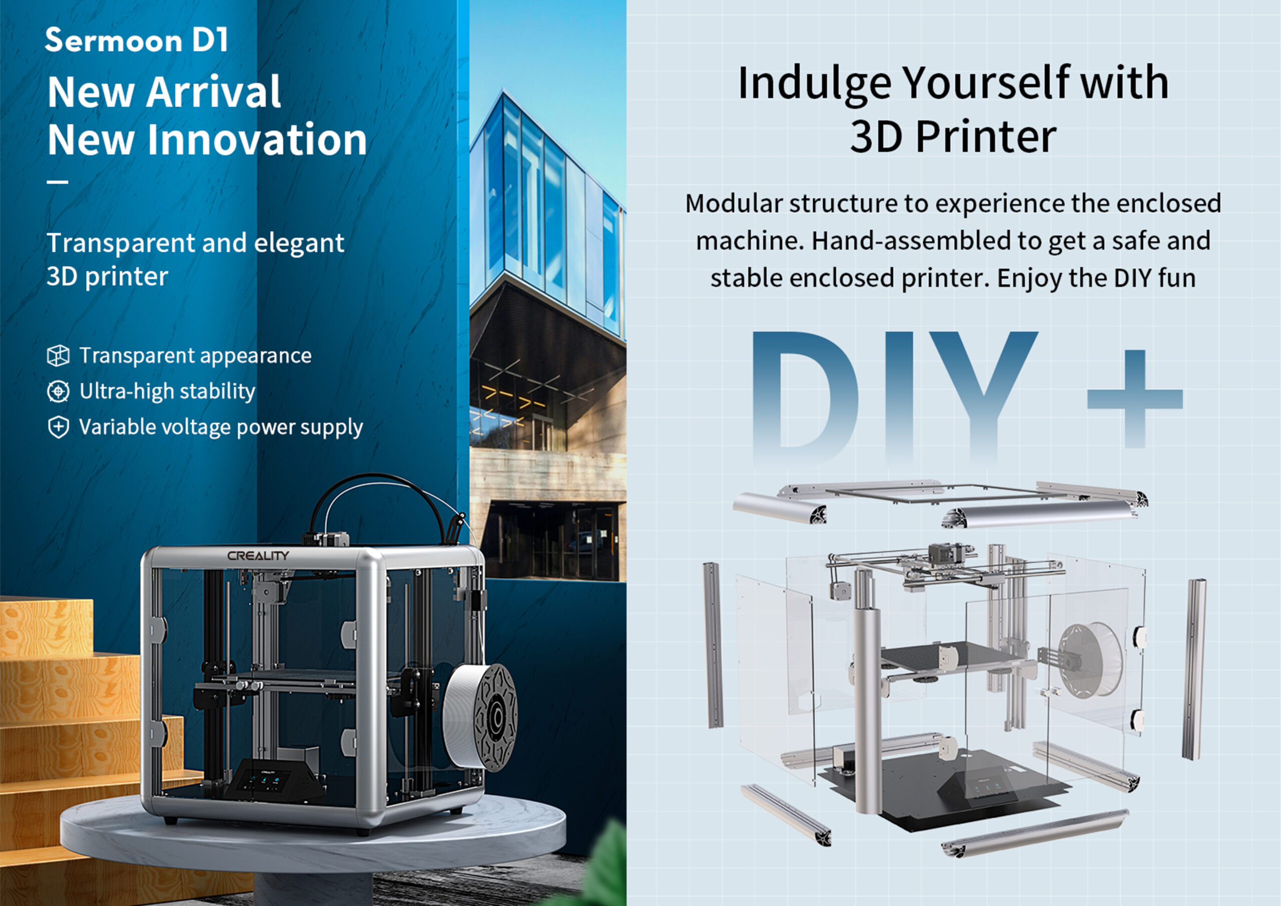 Sermoon D1 3D Printer - WOL 3D - 3D Printers