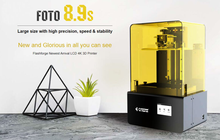 Flashforge Foto 8.9s LCD 3D Printer - WOL 3D - 3D Printers