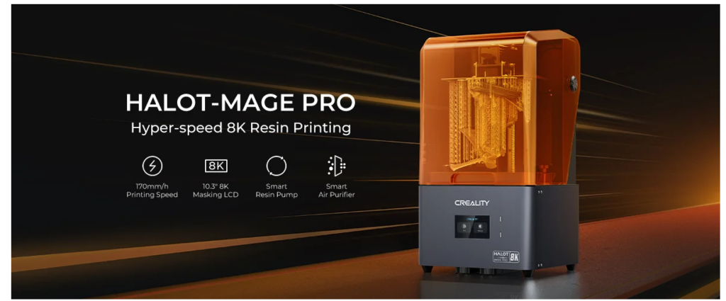 HALOT MAGE PRO 8K Resin 3D Printer - WOL 3D - 3D Printers