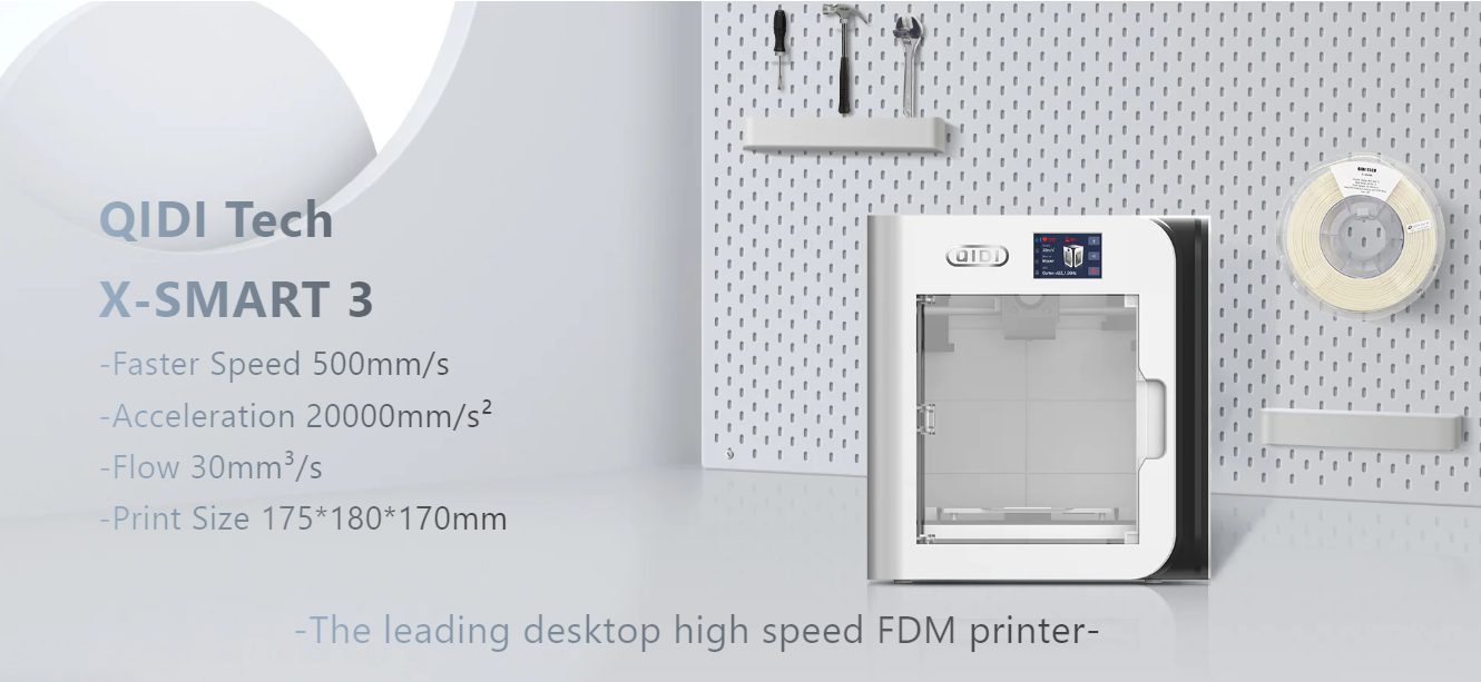 AI X-Smart 3 3D Printer - WOL 3D - 3D Printers