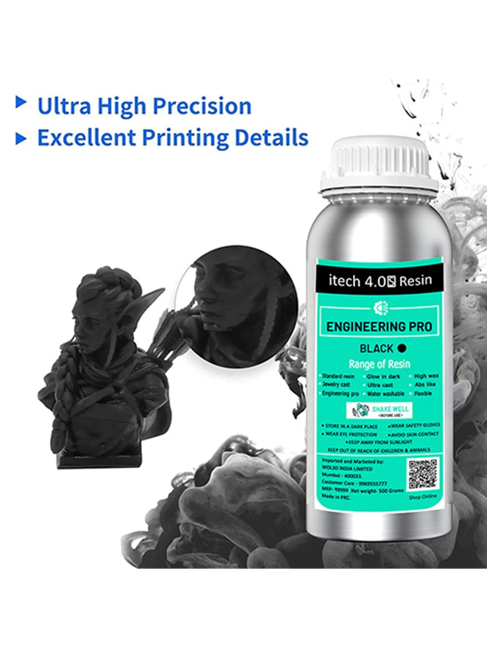 Itech Engineering Pro Resin 500 ml - WOL 3D - 3D Printers