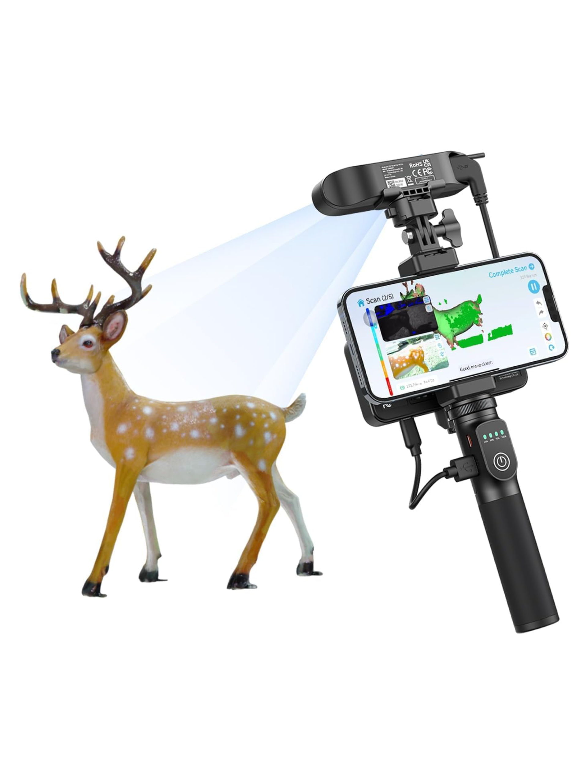 Creality CR-Scan Ferret Pro 3D Scanner | 0.1mm Accuracy | WOL3D