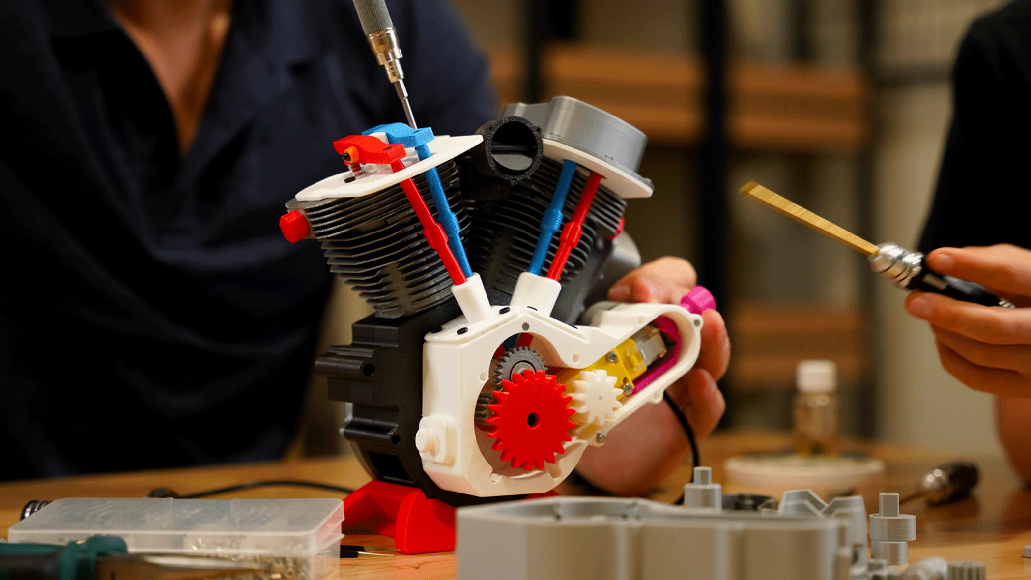 Engine Model Components Kit - WOL 3D - 3D Printers