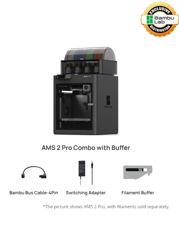 Bambu Lab P1S With AMS 2 Pro 3D Printer - WOL 3D - 3D Printers